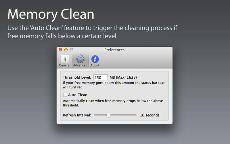 Memory Clean app for Mac users